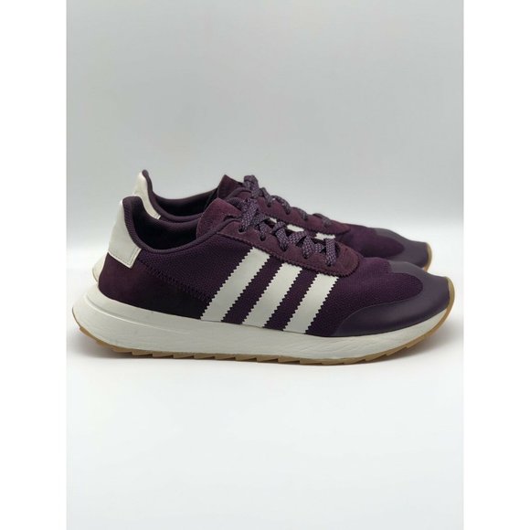 Adidas Originals FLB W Flashback Runners Red Night - Picture 1 of 7